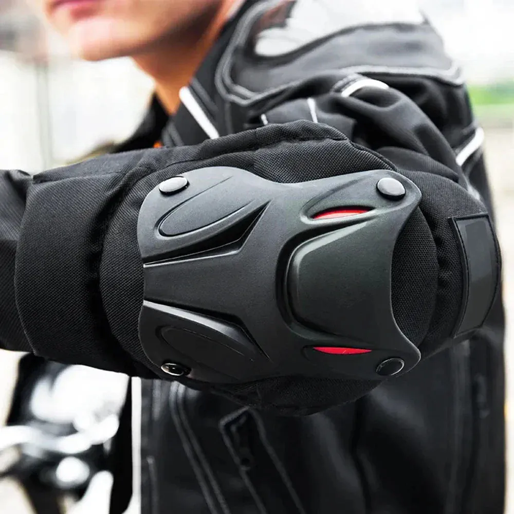 1 Pair Anti-drop Breathable Windproof Knee & Elbow Pads for Outdoor Sports