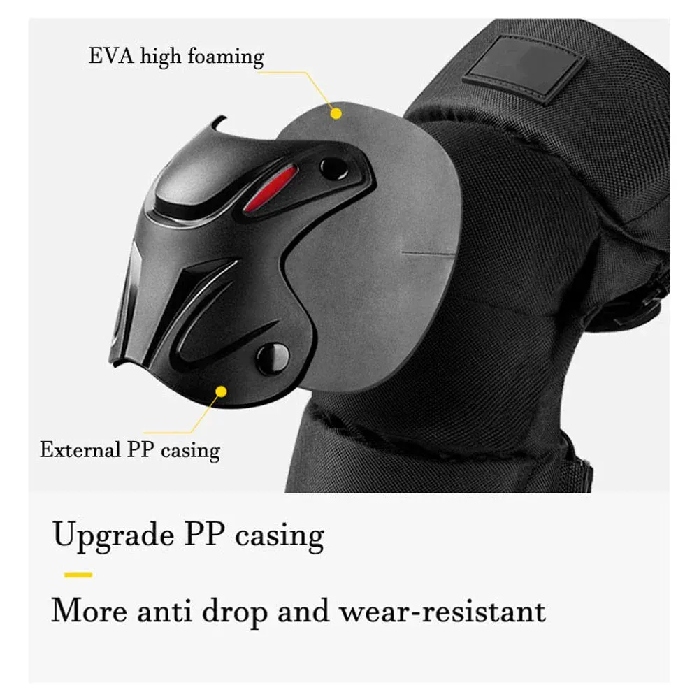 1 Pair Anti-drop Breathable Windproof Knee & Elbow Pads for Outdoor Sports