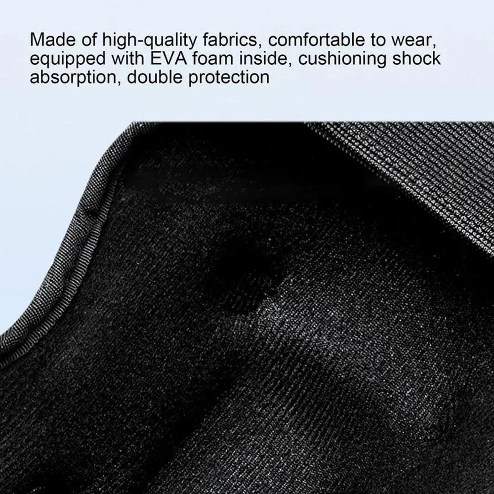 1 Pair Anti-drop Breathable Windproof Knee & Elbow Pads for Outdoor Sports