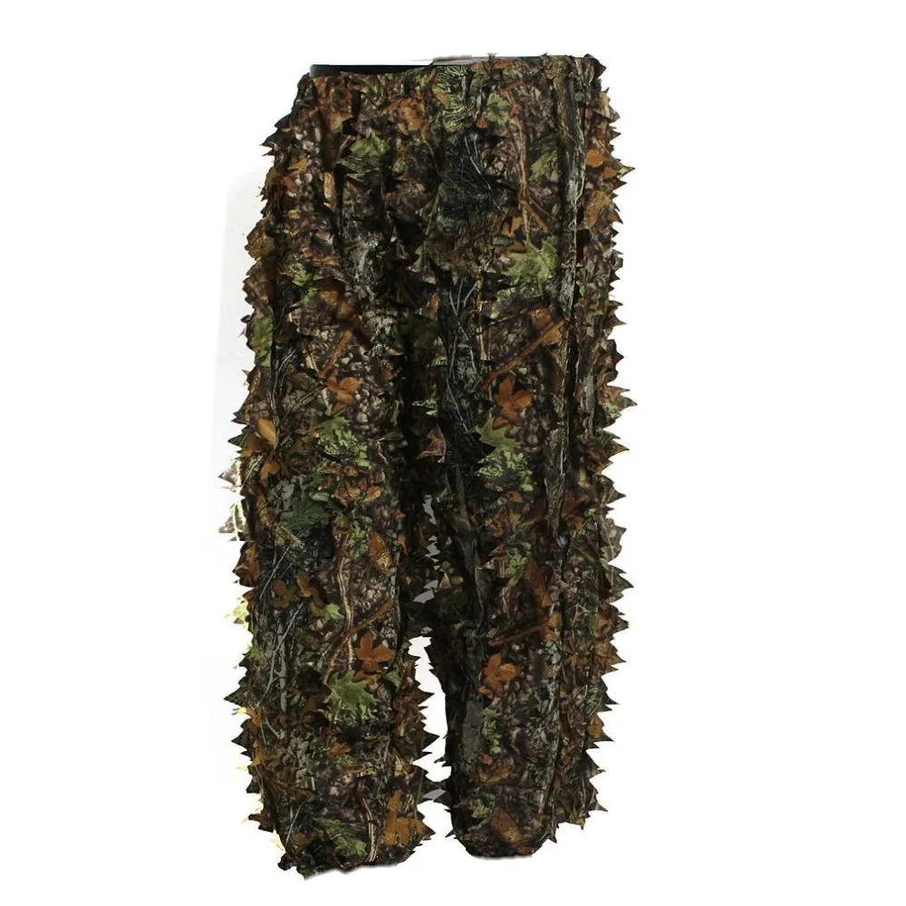3D Leafy Tactical Ghillie Suit Woodland Camo hunting and nature watching