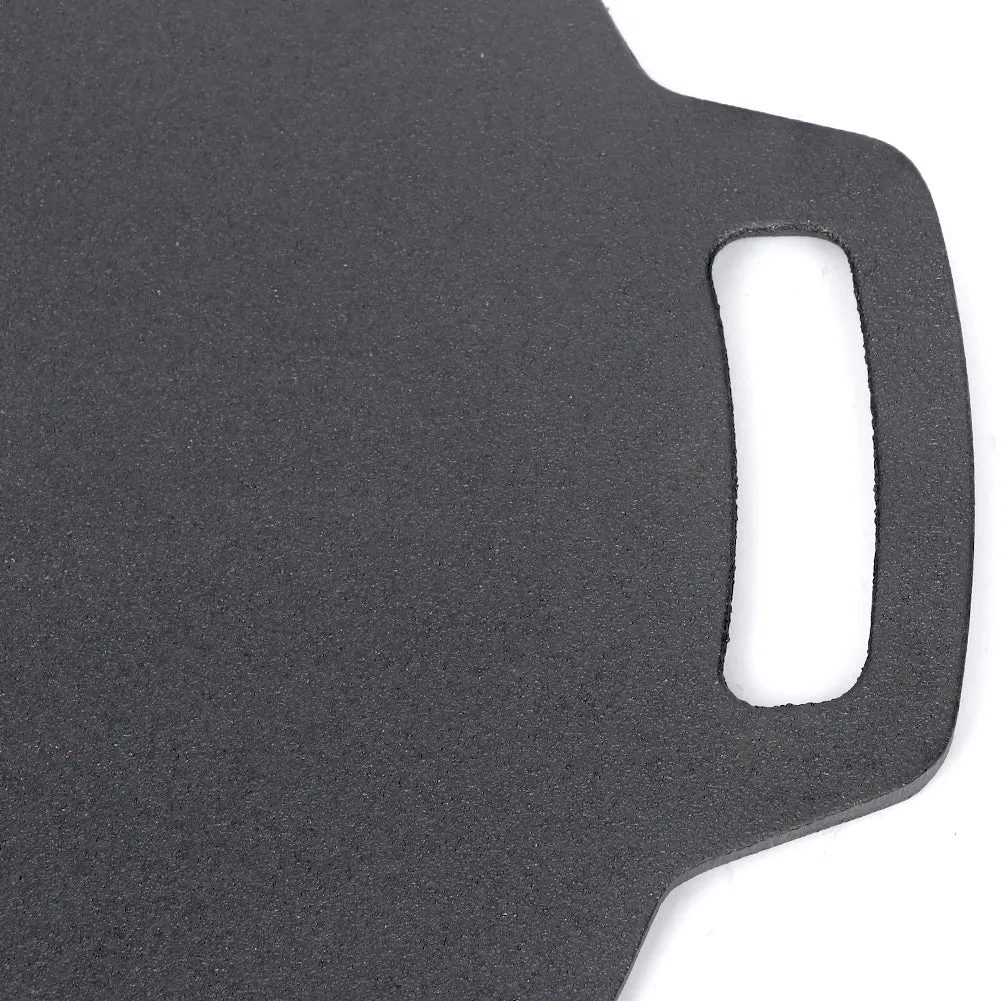 40cm | Seasoned Cast Iron Induction Crepes Pan | Baking Pancake Tool | Pizza Bakeware