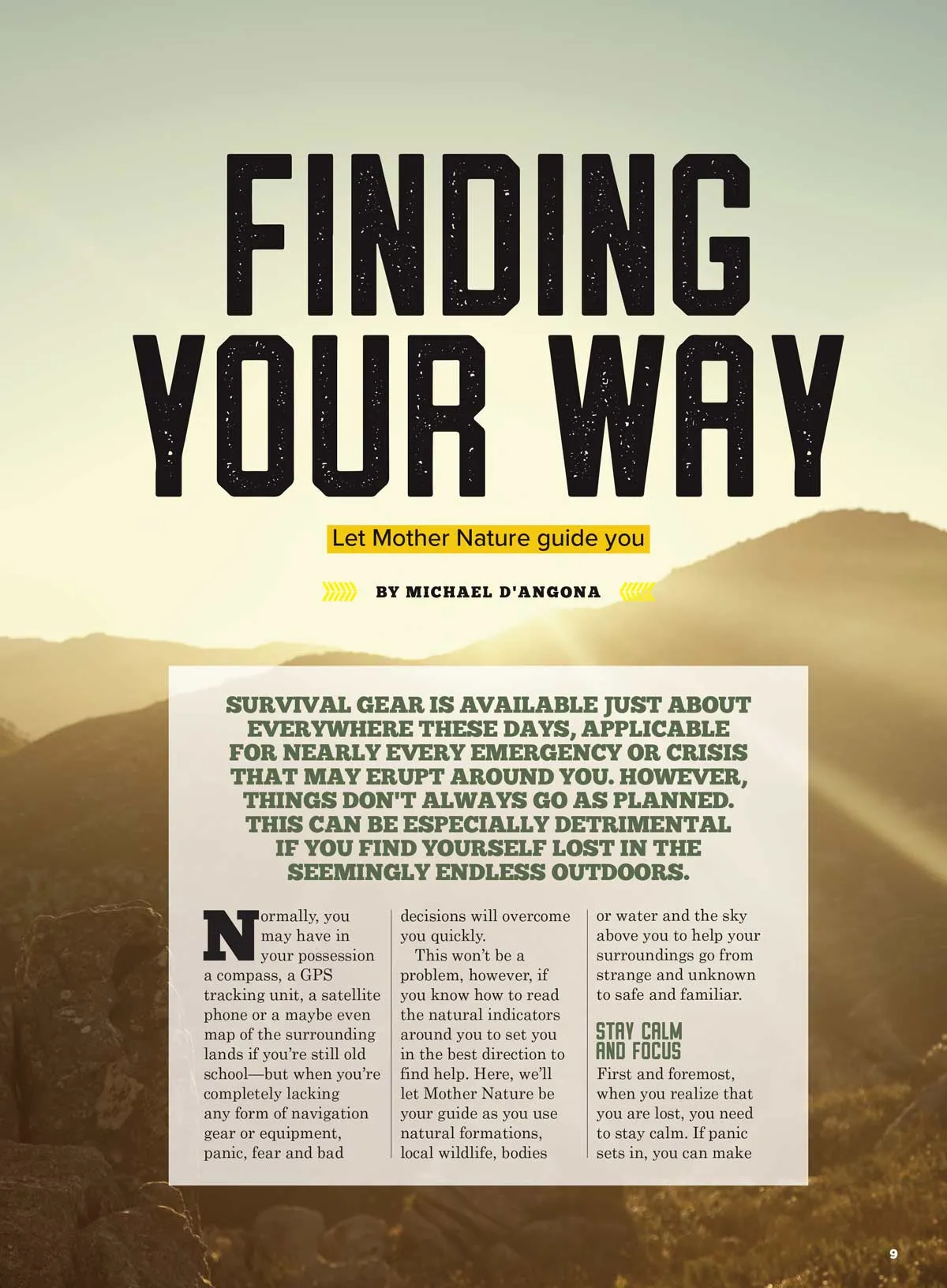 Backwoods Survival Guide - Living Off The Land No. 29: Bone Broth, Natural Navigation, Small Space Gardening, Ticks, DIY Cleaners, Outdoor Workshop, Eating Trees, Boot Selection, Gear Guide & More!