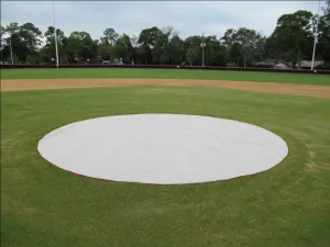 Baseball Field Silver 6oz Poly Spot Covers