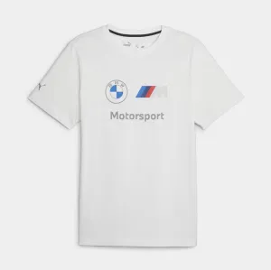 BMW M Motorsport ESS Logo Mens Short Sleeve Shirt (White)