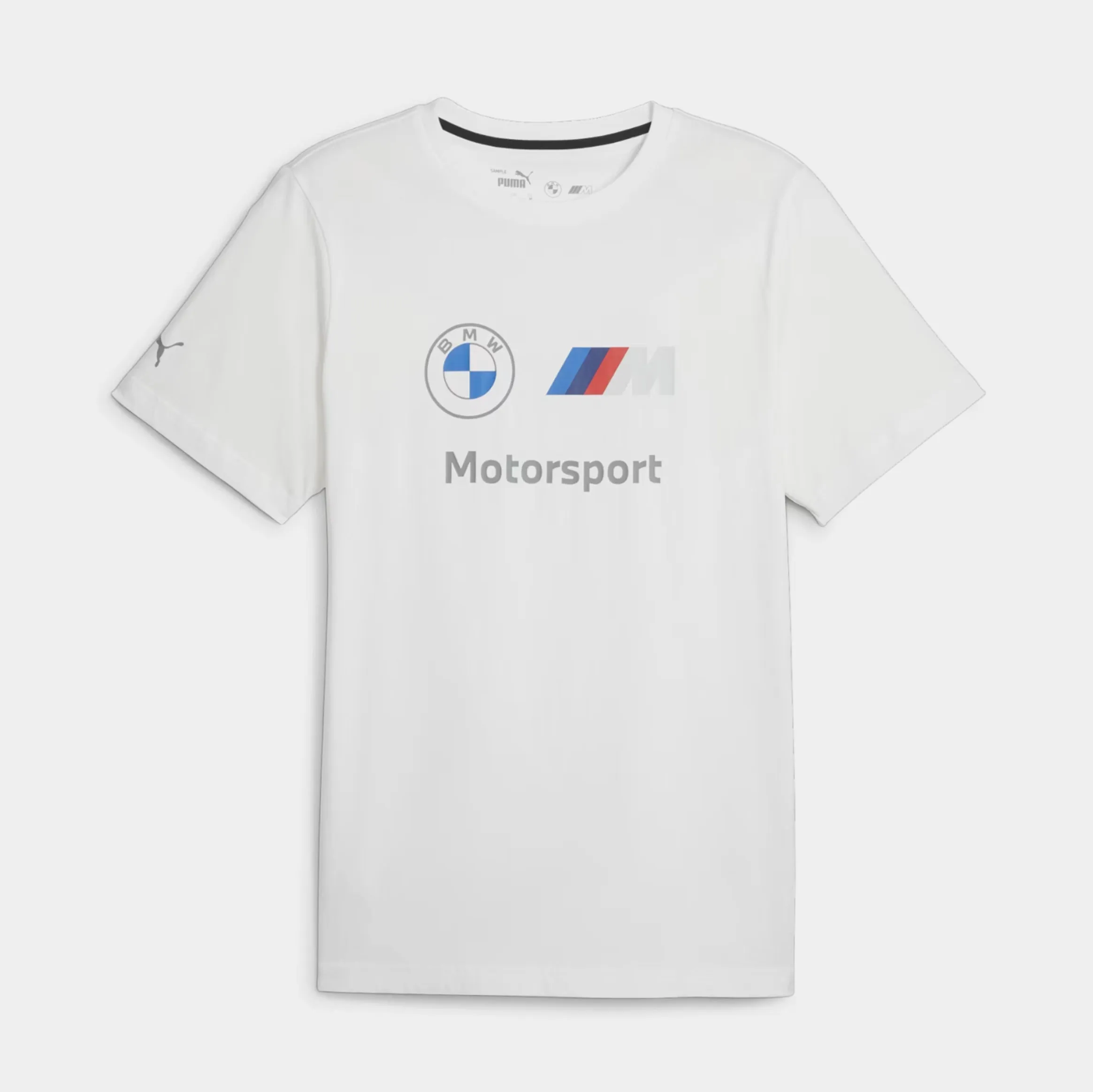 BMW M Motorsport ESS Logo Mens Short Sleeve Shirt (White)