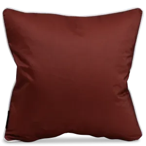 Bondi Chestnut - 45 x 45 cm Piped Outdoor Cushion