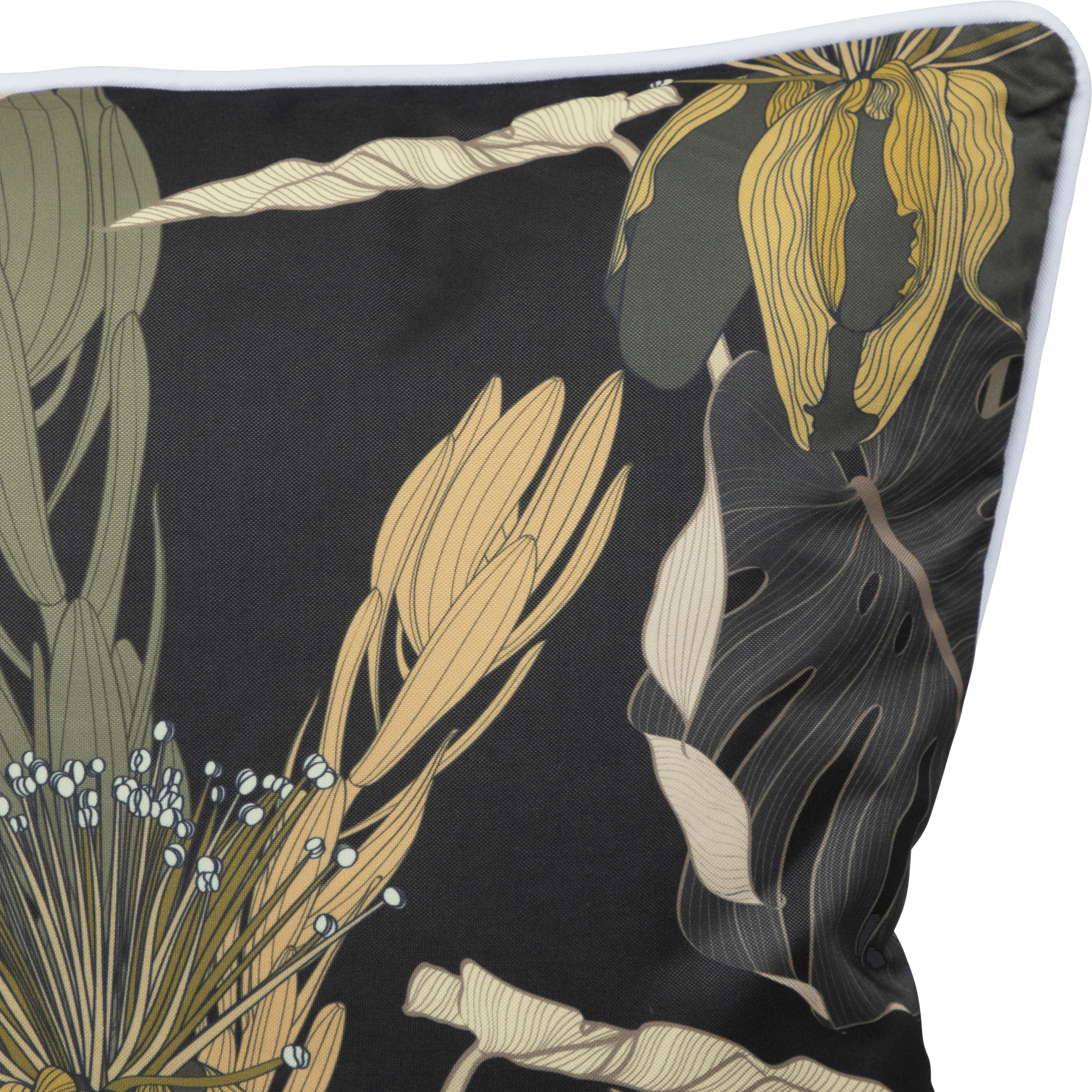 Bondi Retreat - 45 x 45 cm Piped Outdoor Cushion