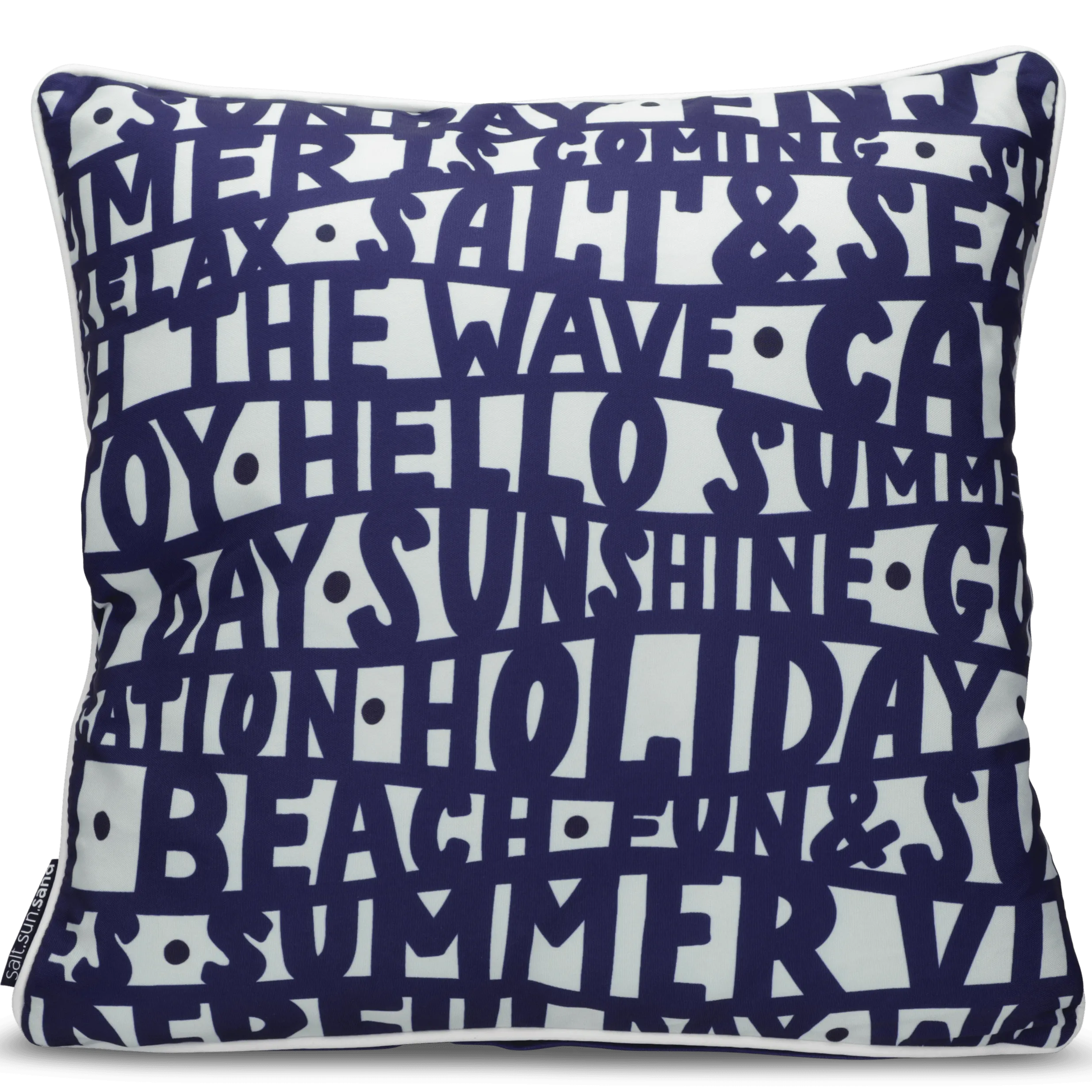 Bondi Summer Vibe - 45 x 45 cm Piped Cushion