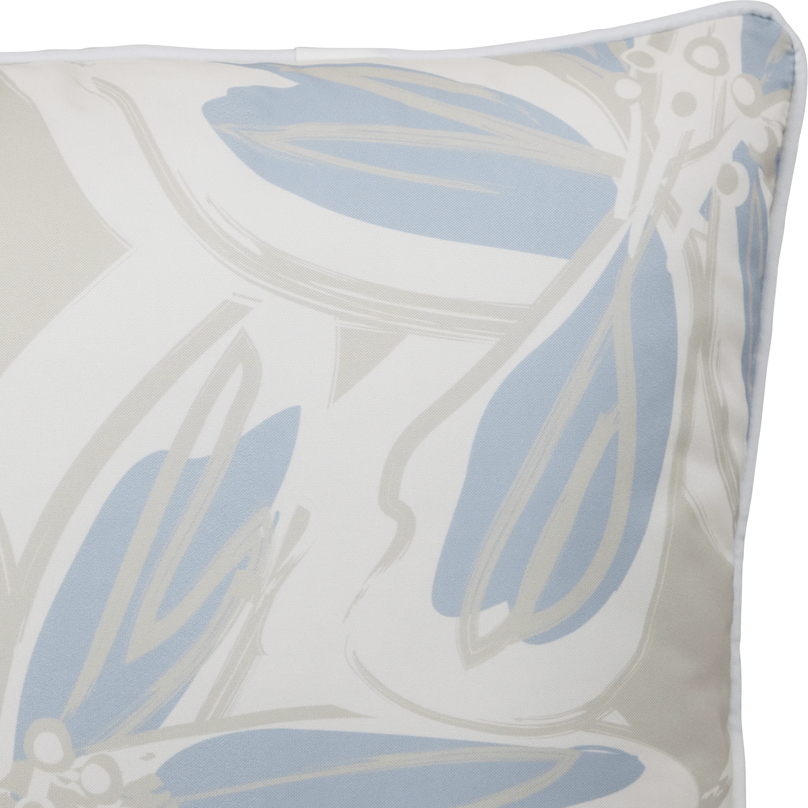 Bondi Tropic Whisper - 45 x 45 cm Piped Outdoor Cushion