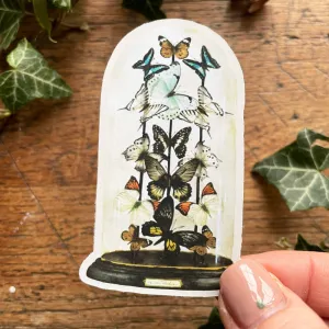 Butterfly Dome Matte Vinyl Sticker