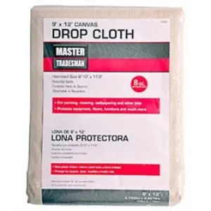 Canvas Drop Cloth, 9 x 12-Ft.