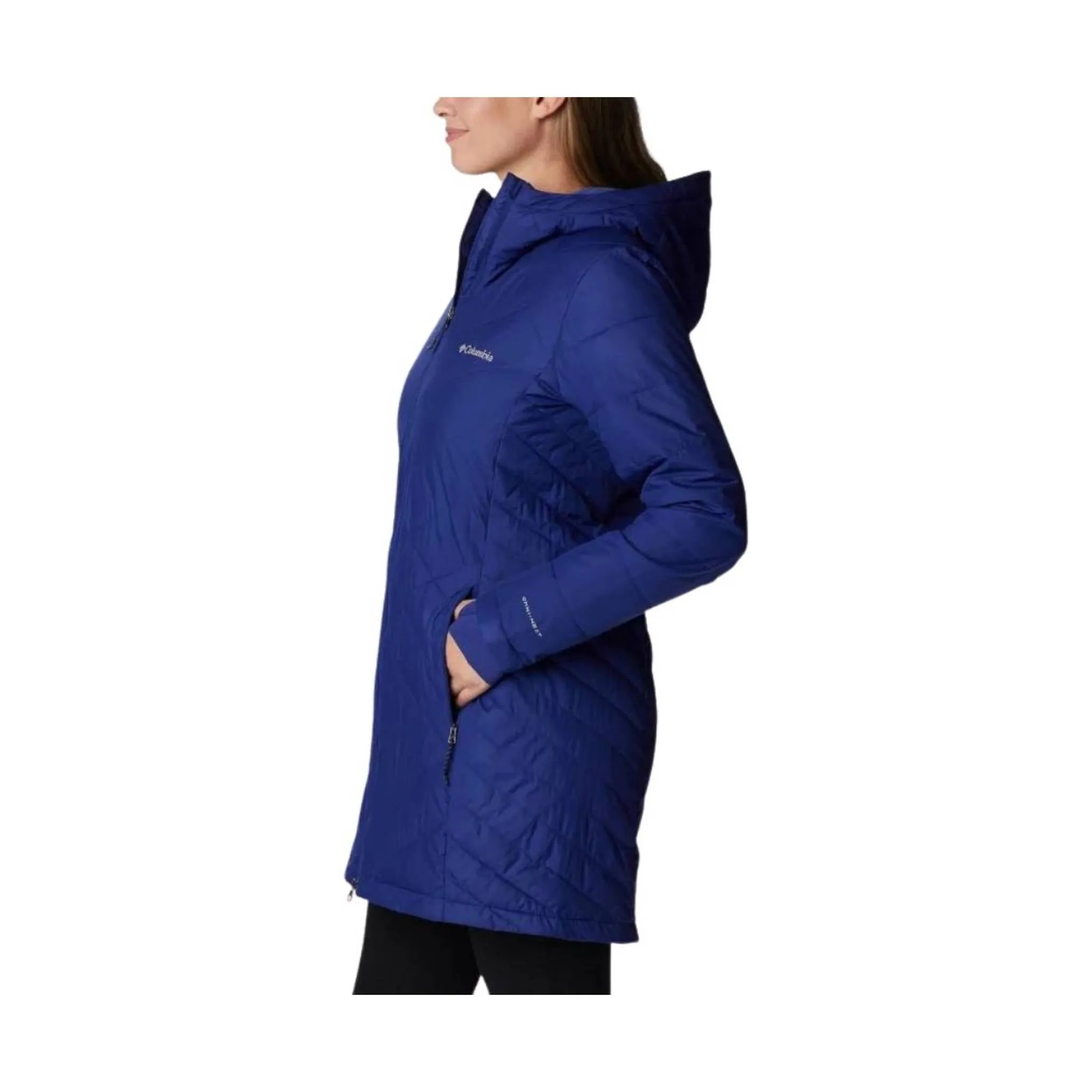 Columbia Women's Heavenly Long Hooded Jacket - Dark Sapphire