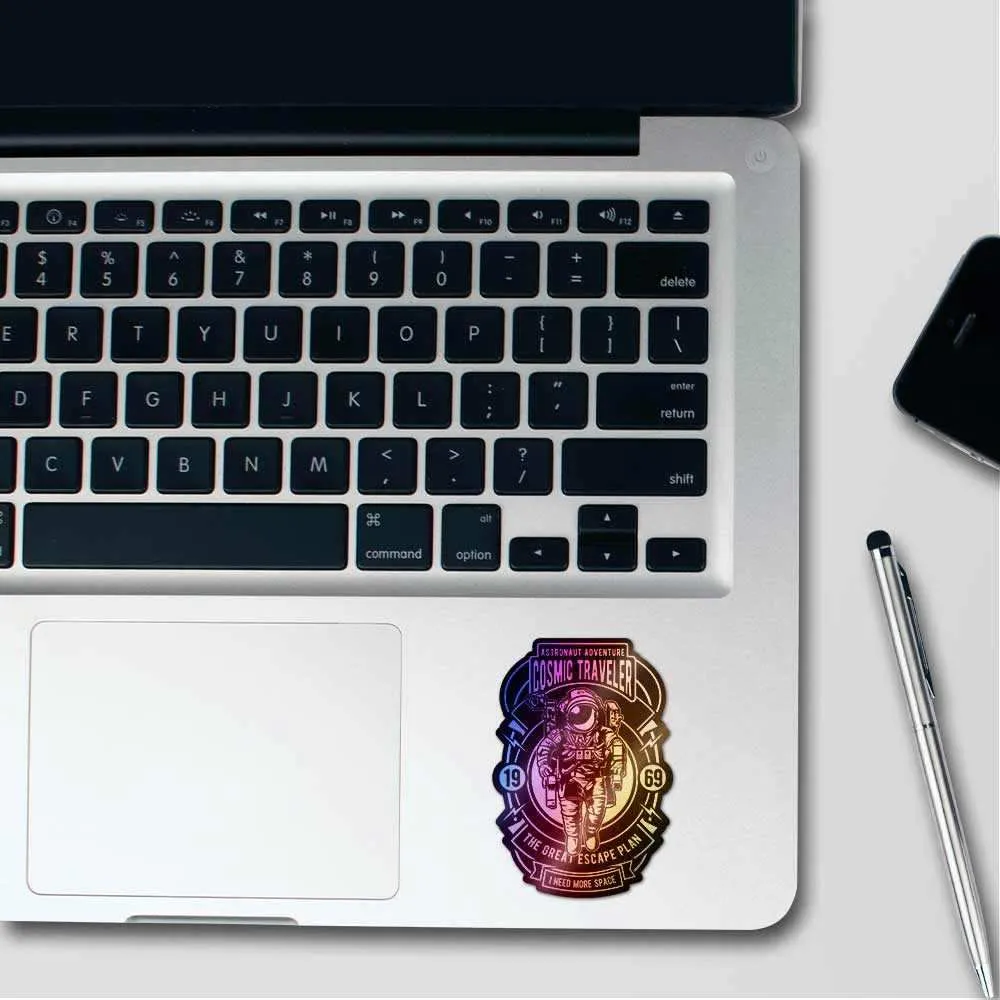 Cosmic Traveler Holographic Stickers