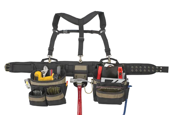 Custom Leathercraft 5 Piece Heavy-Duty Framer’s Comfort Lift Combo Rig