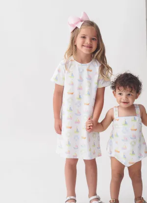 Cypress Row Sweet Sails Girls Play Dress