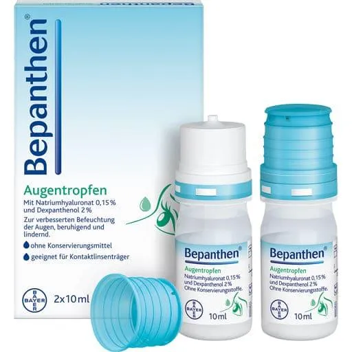 Dry eyes, dry eye, irritating eye, BEPANTHEN eye drops, Bepanthen ingredients
