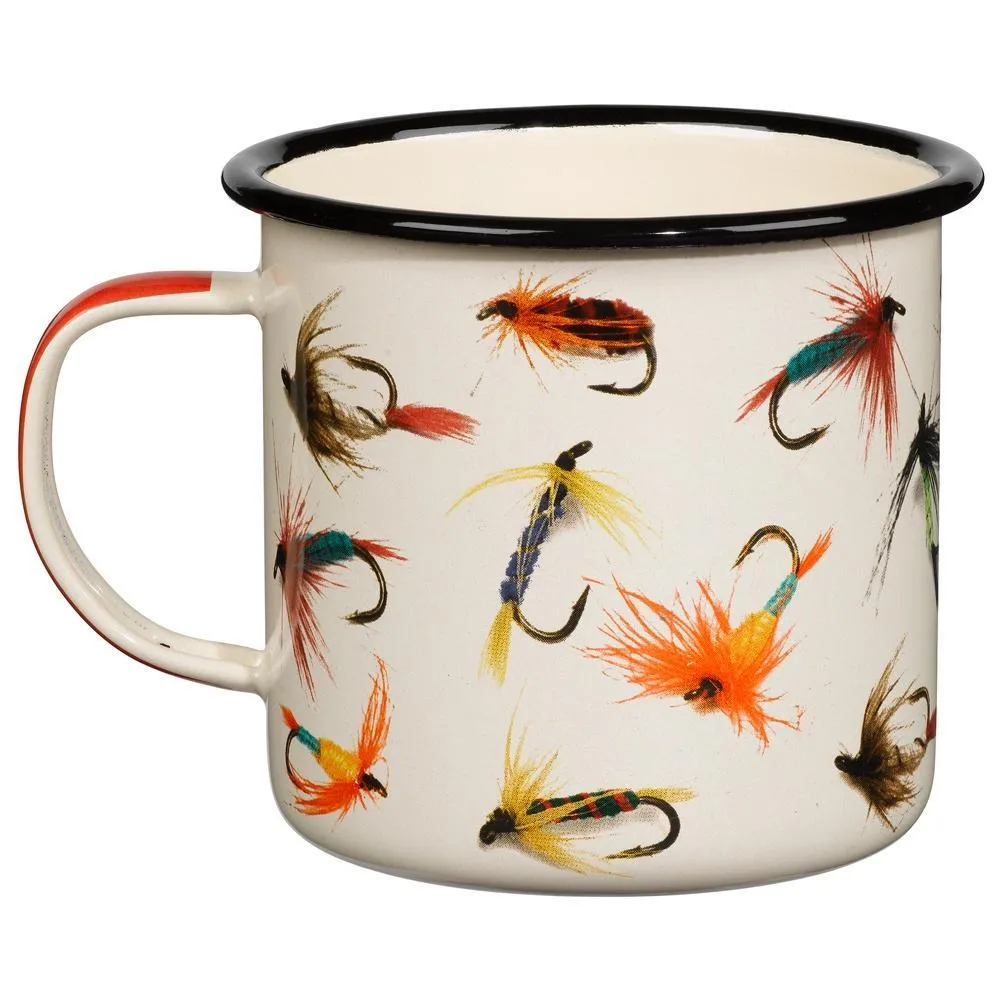 Enamel Fly Fishing Mug (17oz)