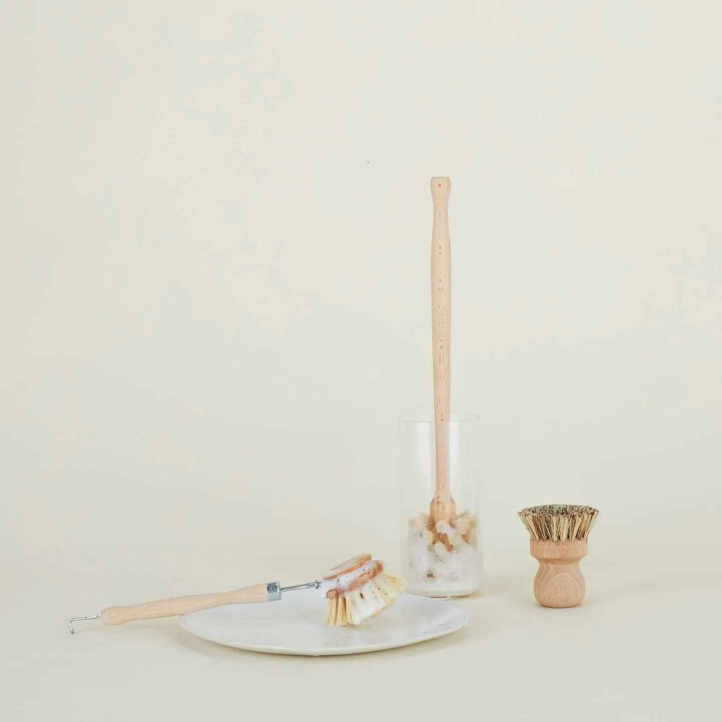 Essential Wood Handled Scrubber   Replacement Brush