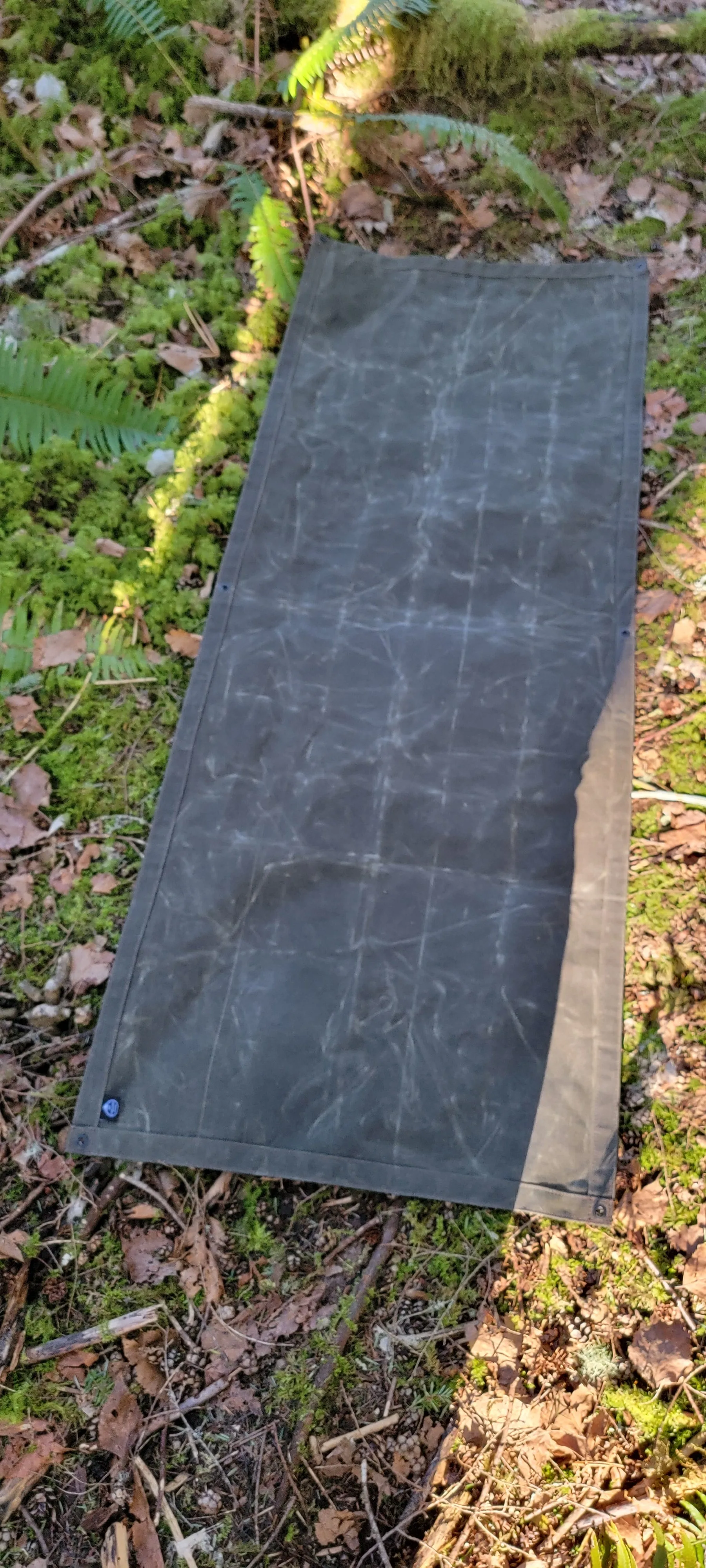 Forest Ground Cloth 12oz Waxed Canvas for Bushcraft and Camping