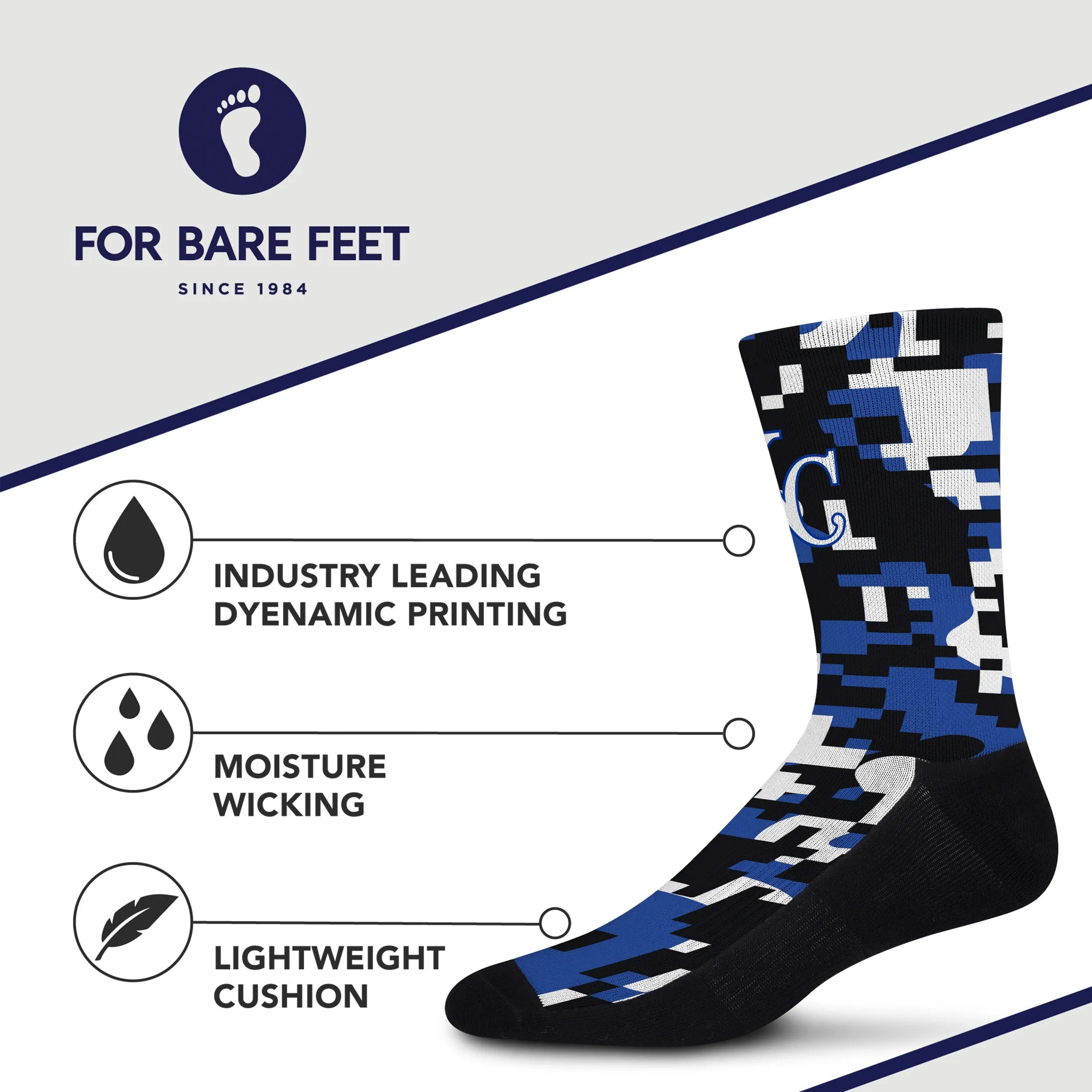Kansas City Royals Digi Socks