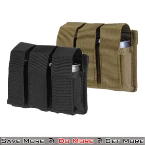 Lancer Tactical 600D Nylon MOLLE Triple Grenade Tactical Airsoft Pouches