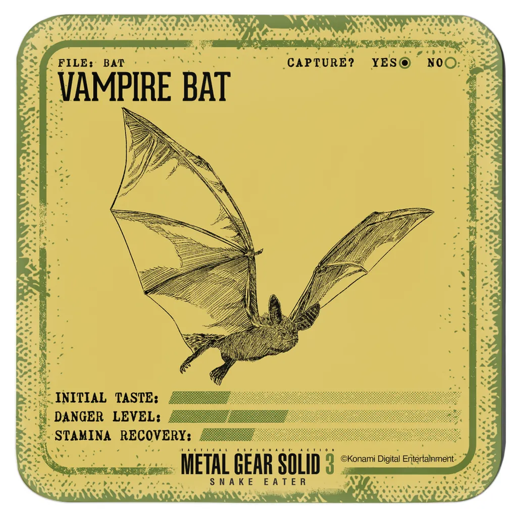 MGS3 Survival Guide Coaster Set
