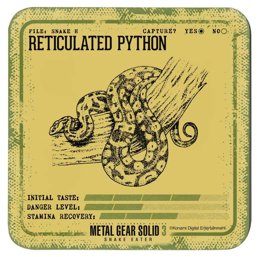 MGS3 Survival Guide Coaster Set