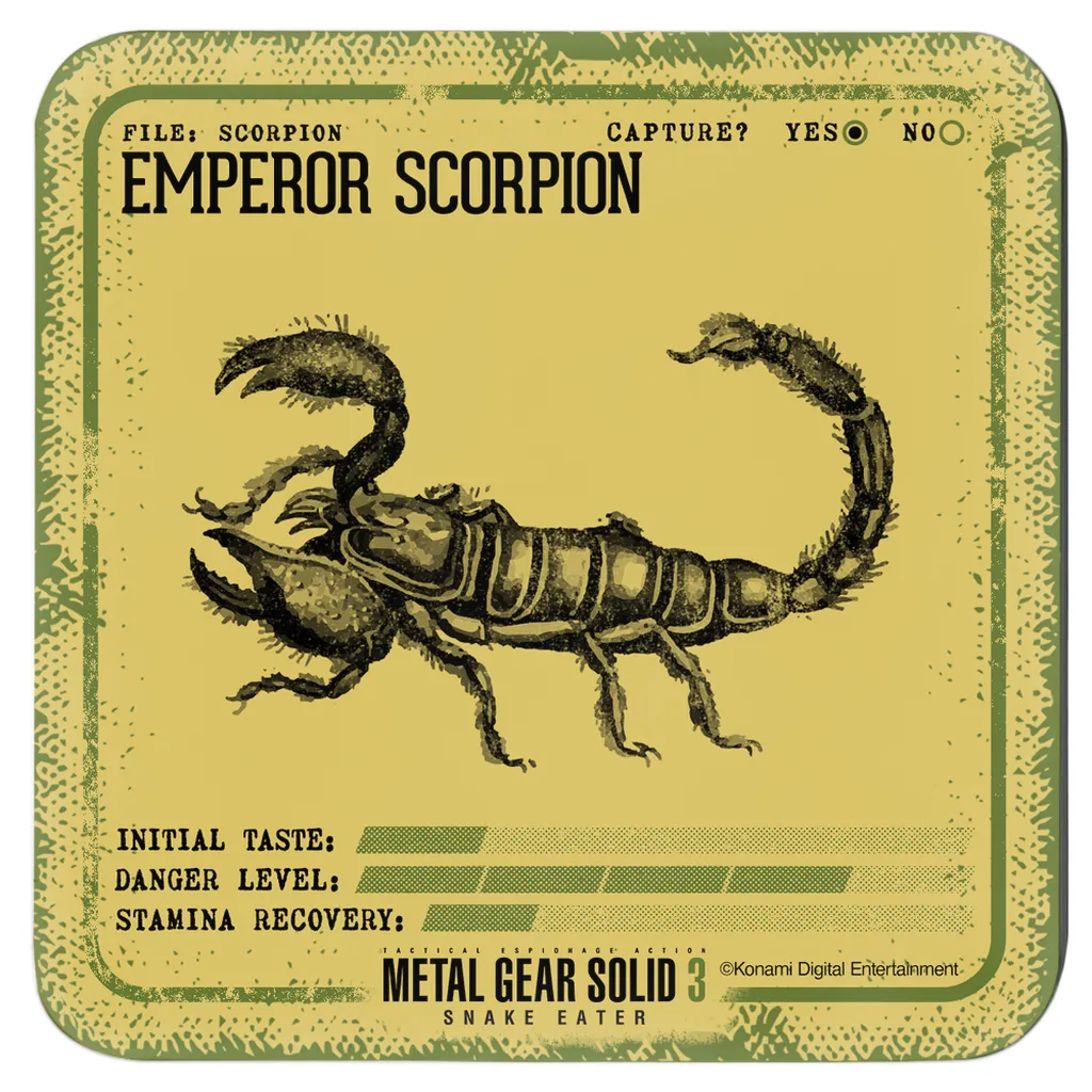 MGS3 Survival Guide Coaster Set
