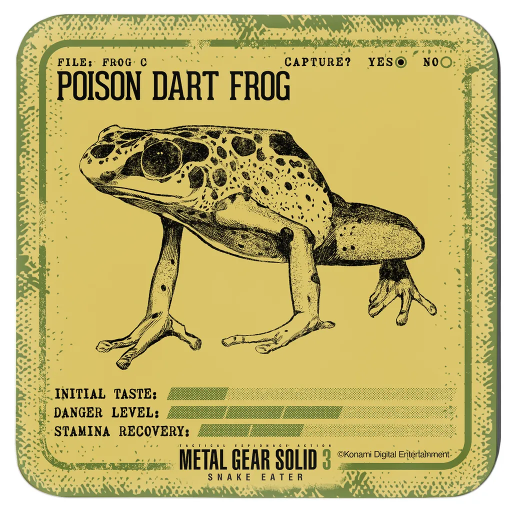 MGS3 Survival Guide Coaster Set