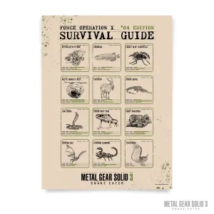 MGS3 Survival Guide Poster