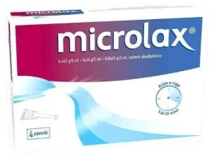 Microlax 5ml rectal solution x 4 containers