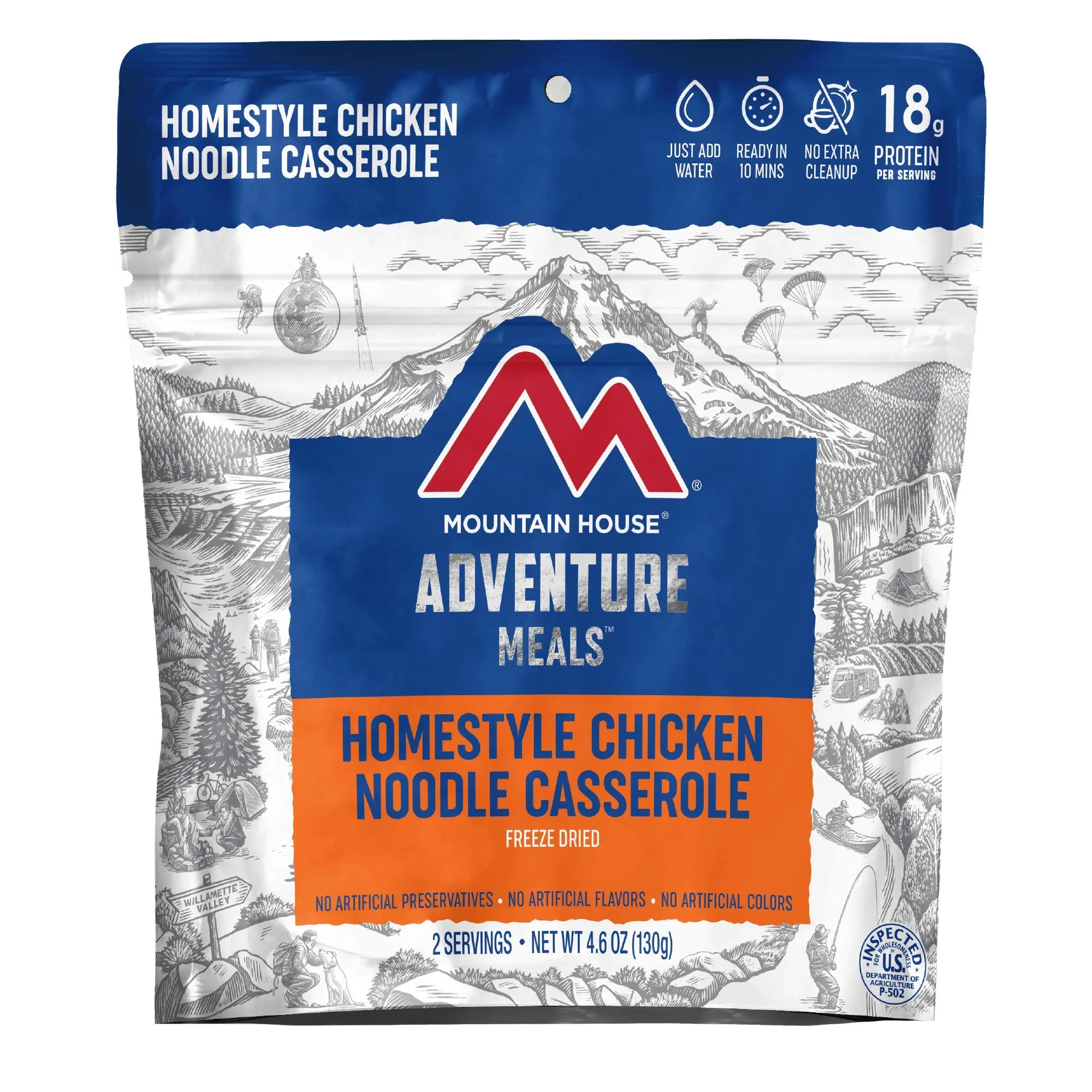 Mountain House - Homestyle Chicken Noodle Casserole Pouch - 6 Pack