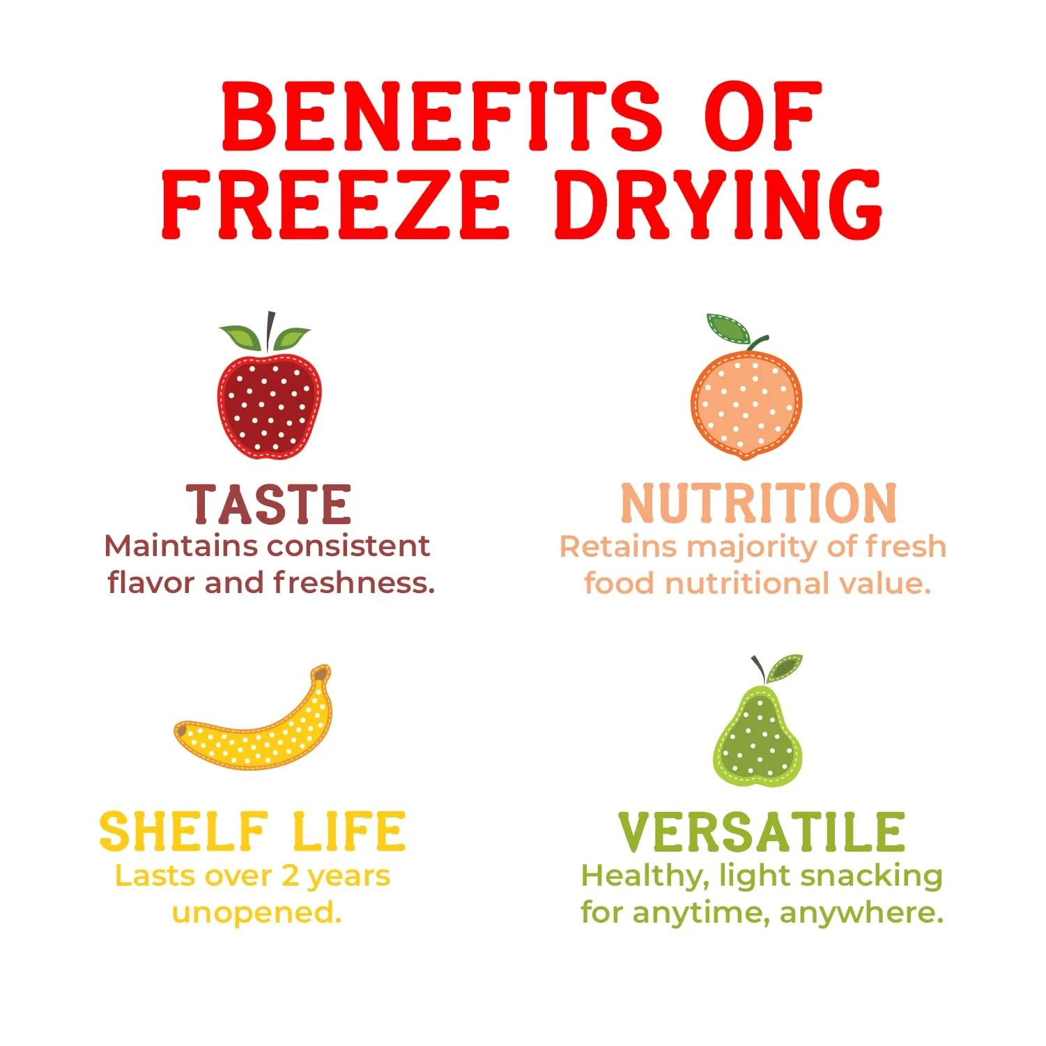 Nature’s Turn Freeze-Dried Fruit Snacks, Very Berry Variety Crisps - Pack of 4 (1.2 oz Each)