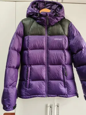 NIRHekf Men's Outdoor Down Jackets, Men's Warm Waterproof Hooded Windbreaker