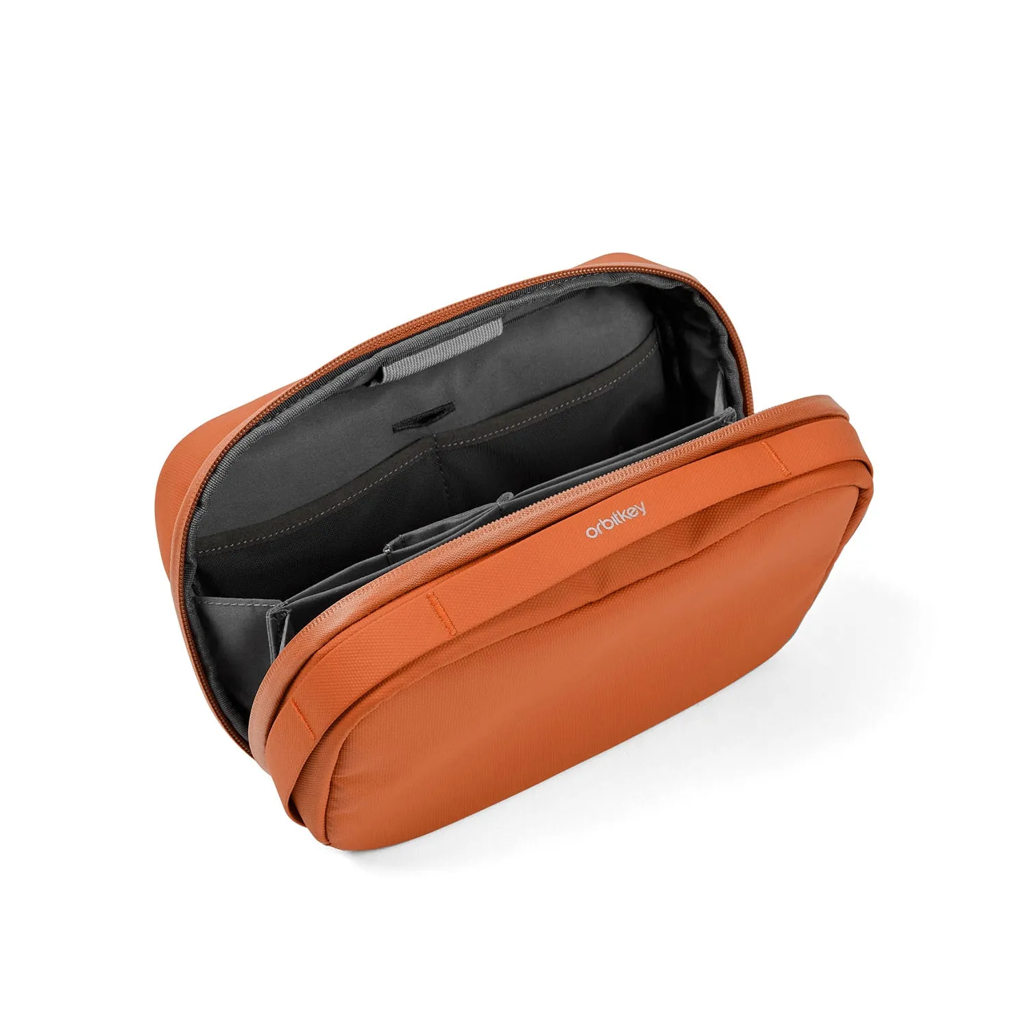 orbitkey | 2-in-1 tech pouch | terracotta