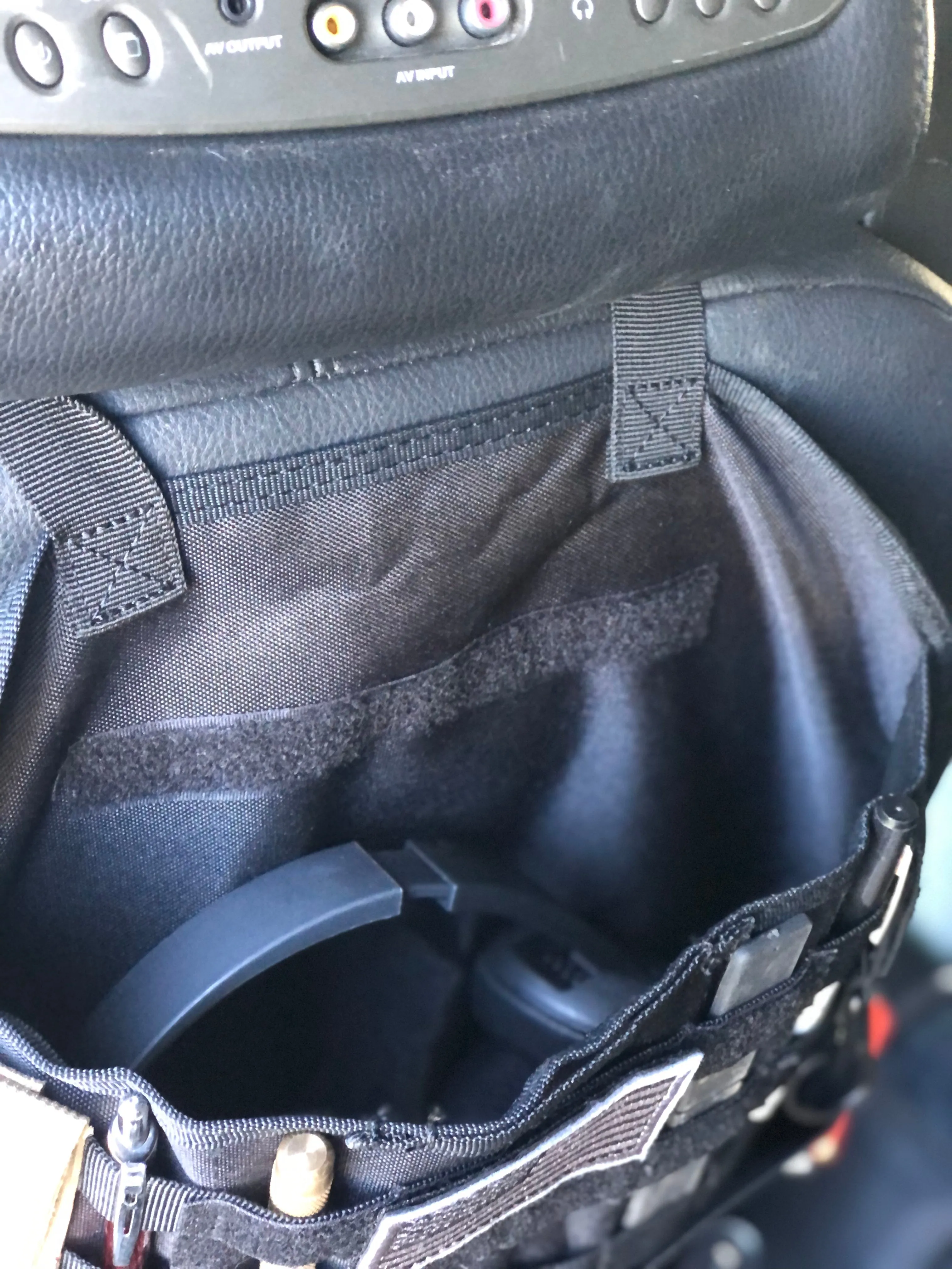 (PAIR) Car Seat Back Gear Organizer with FREE US Flag Patch included
