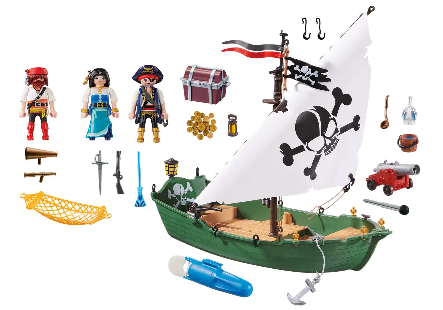 Pirate Ship with Underwater Motor