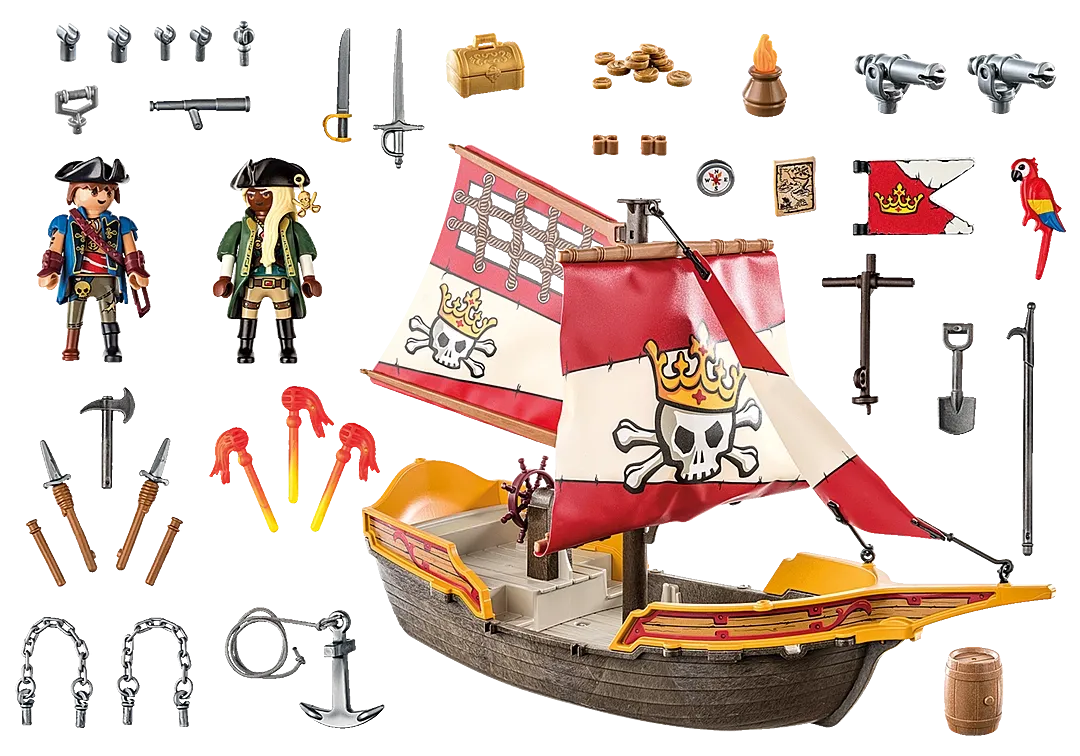 Playmobil Pirates: Small Pirate Ship 71418
