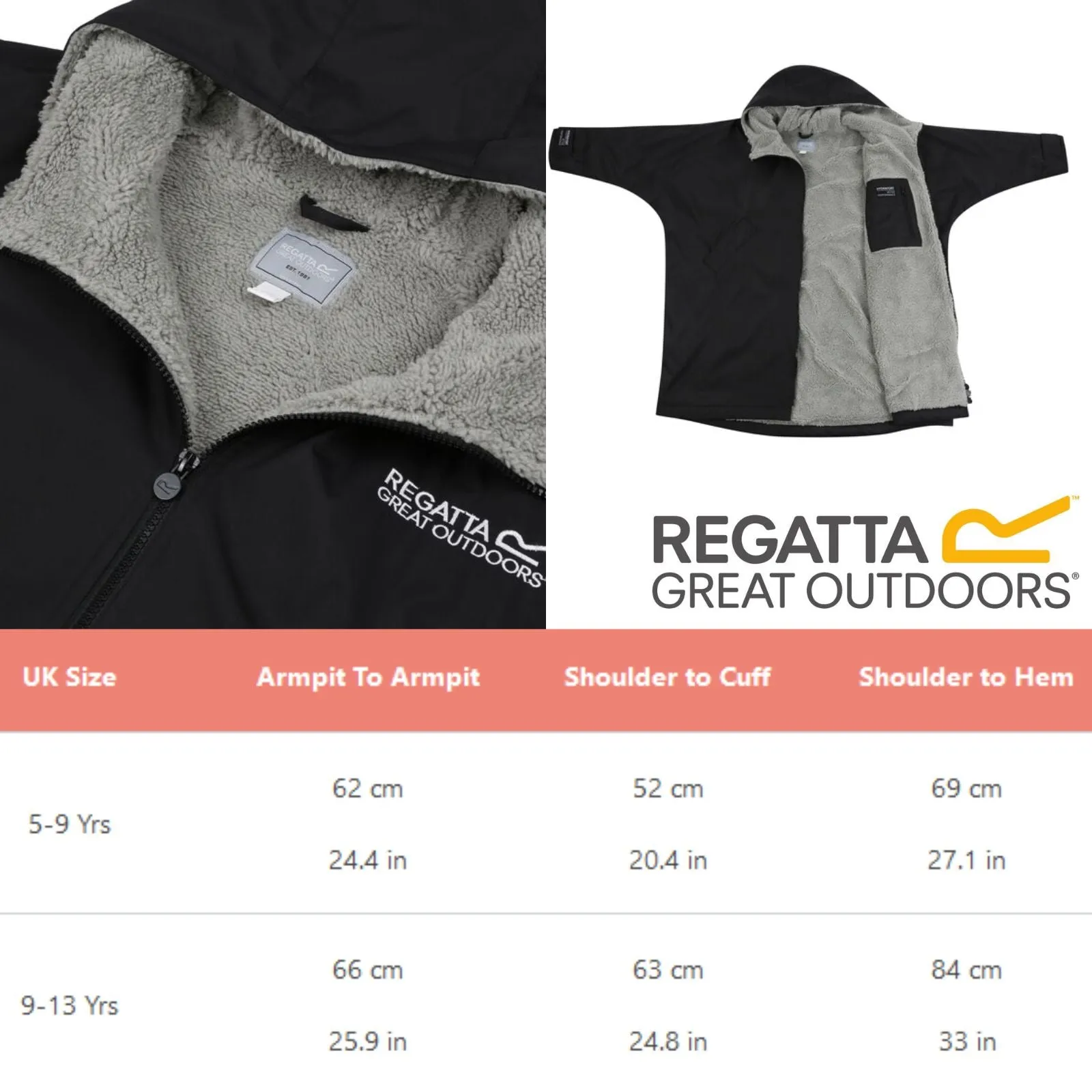 Regatta Kids Spirit Of Adventure Waterproof Changing Robe
