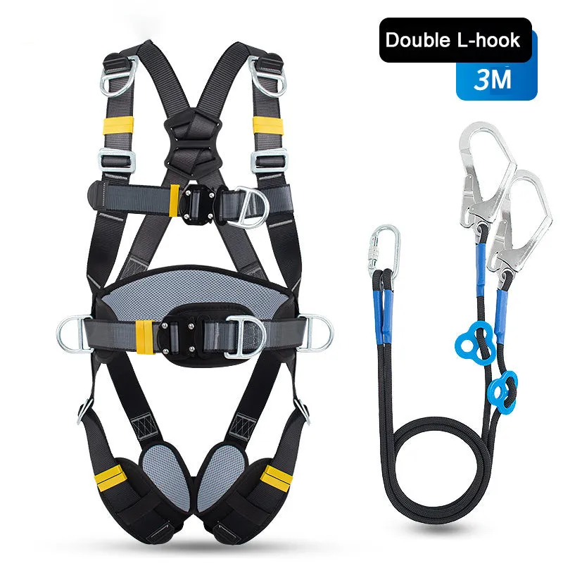 Rock Climbing Gear Rappelling Fire Rescuing Tree Safety Harness