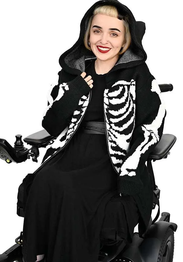 Skeleton | ZIP UP HOODIE**