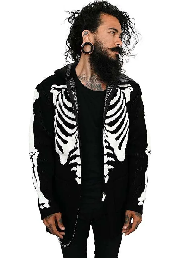 Skeleton | ZIP UP HOODIE**