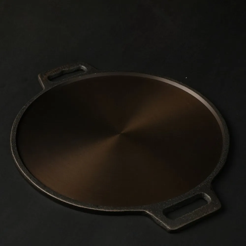 Super Smooth Handmade Cast Iron Dosa Tawa (Large Paper Roast)