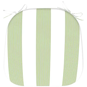 Tahiti Lime Sundae Rounded Chair Pad - 40x42x5cm