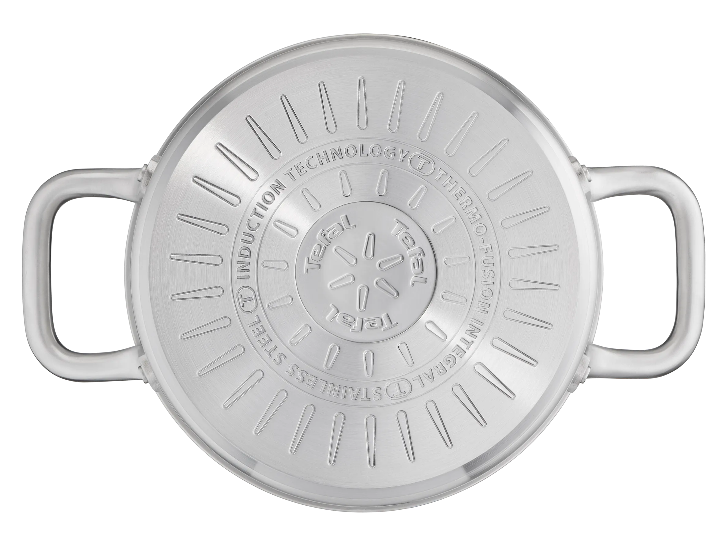 Tefal Virtuoso Stainless Steel Induction Stewpot 24cm/4.7L   Lid