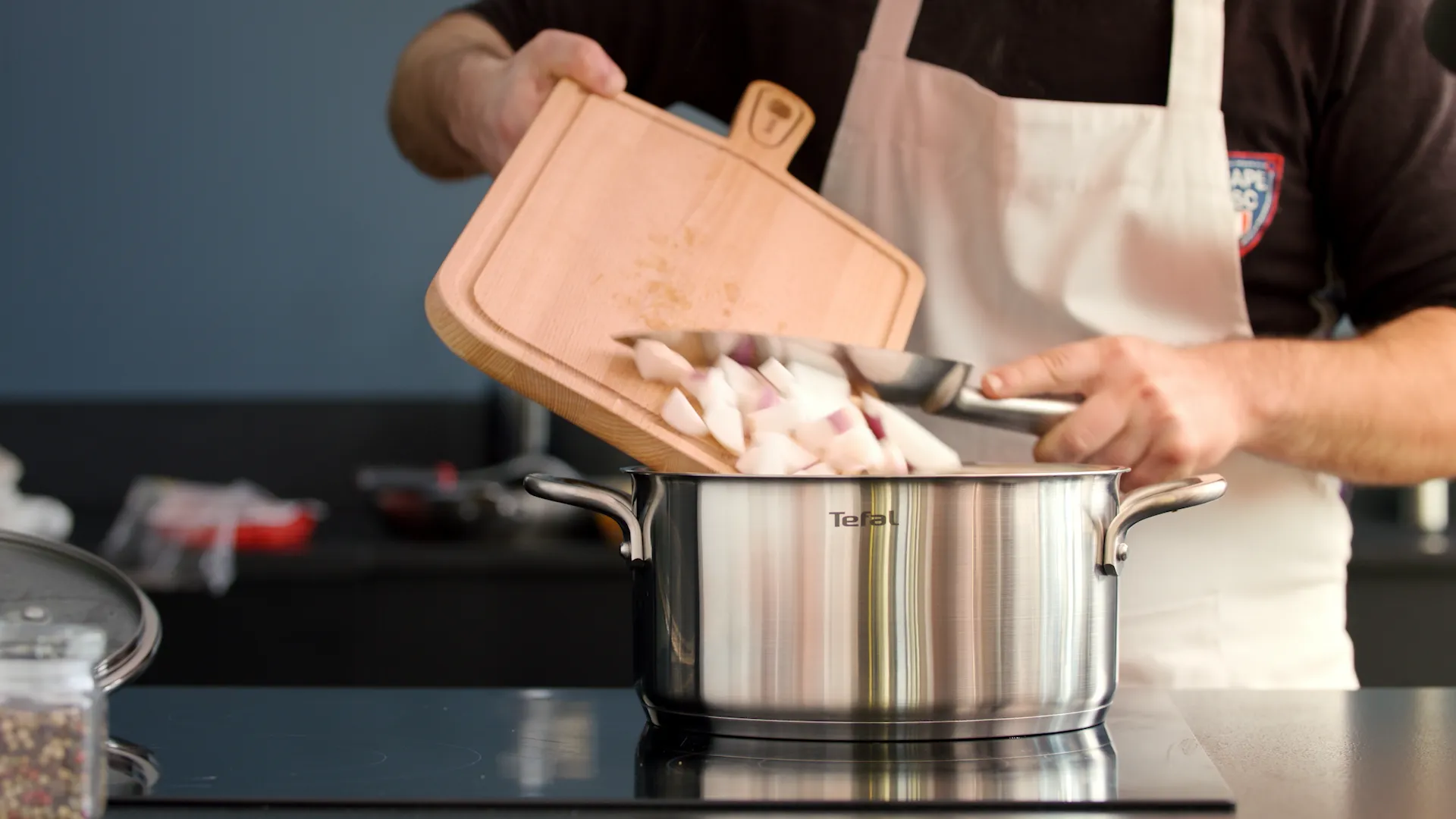 Tefal Virtuoso Stainless Steel Induction Stewpot 24cm/4.7L   Lid