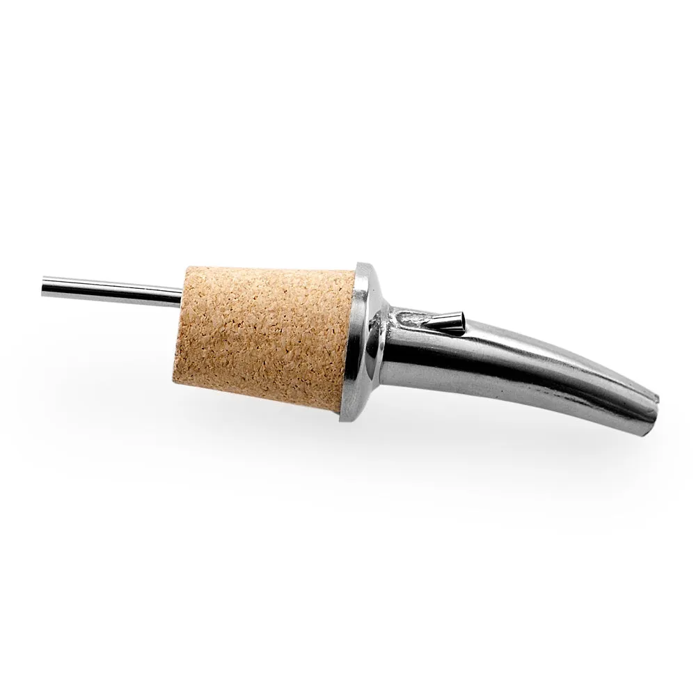 The Essential Ingredient Cork/Metal Pourer with Curved Spout