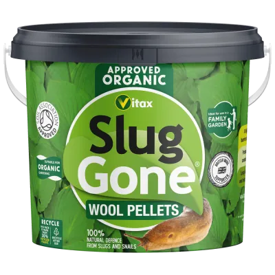 Vitax Organic Slug Gone Wool Pellets 5L Tub