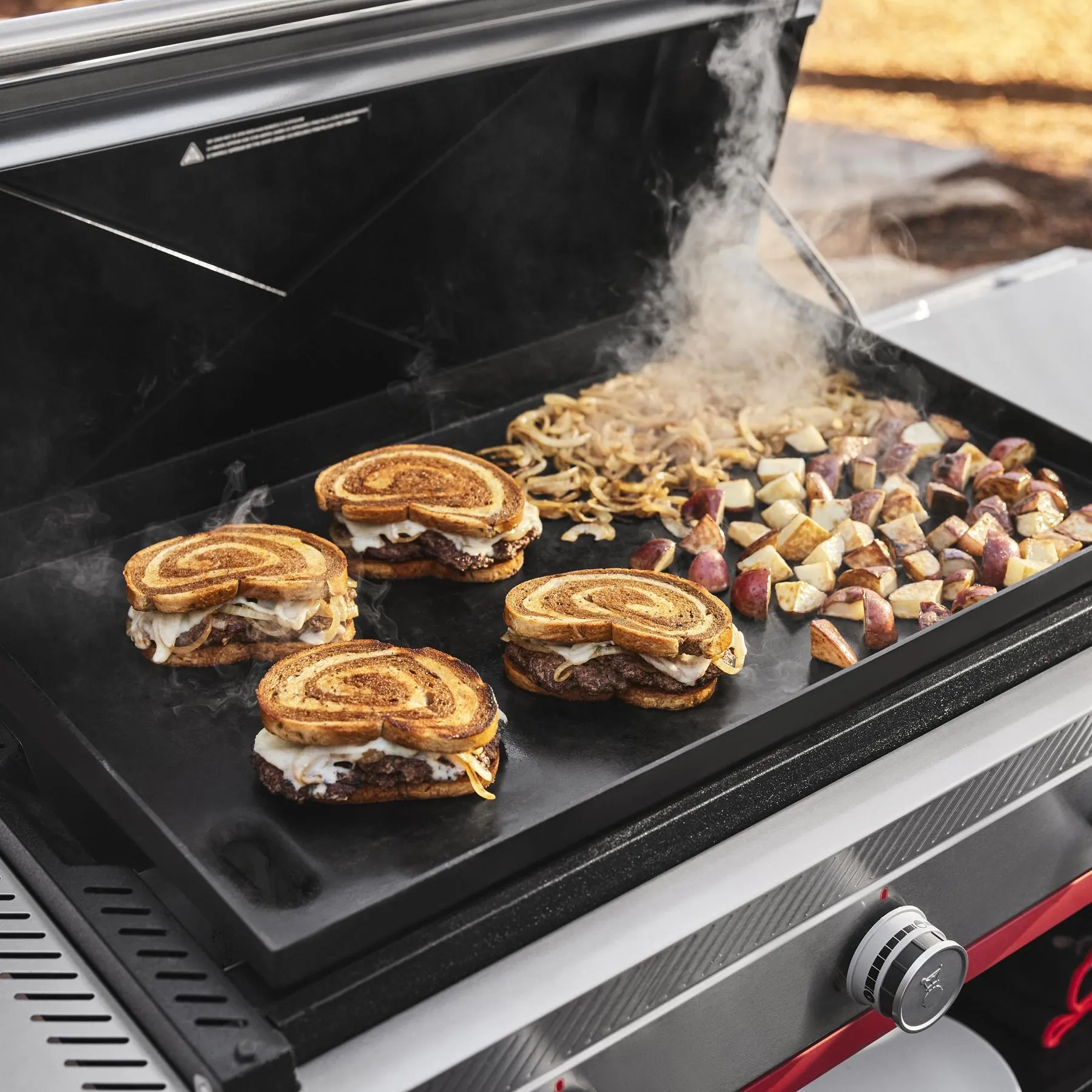 Weber 1500014 Slate™ 30" Rust-Resistant Griddle - Black