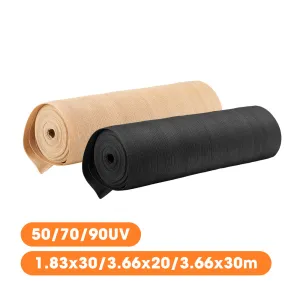 ZUNI 50/70/90% UV Shade Cloth Shade Sail Heavy Duty Garden Mesh Roll Beige